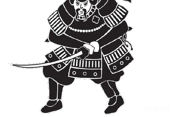 元素素材 武士