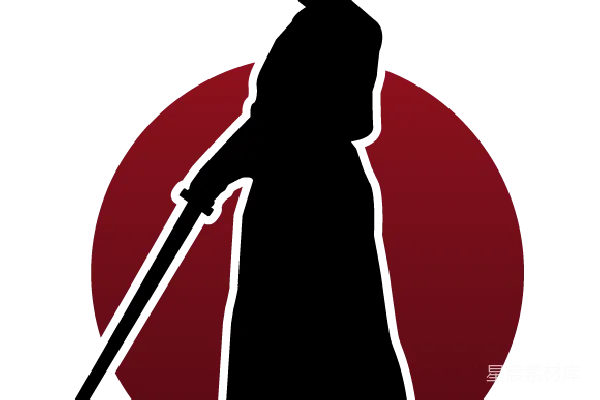 元素素材 武士