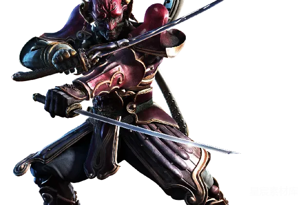 元素素材 武士