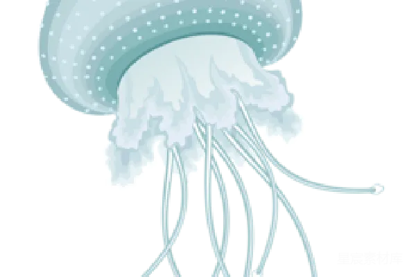 元素素材 水母插图