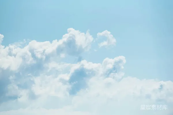 高清摄影 蓝天下的白云