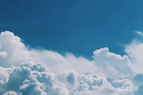 高清摄影 白天白云蓝天