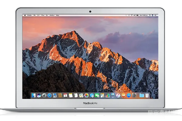 元素素材 MacBook Air 屏幕截图：雪山风景