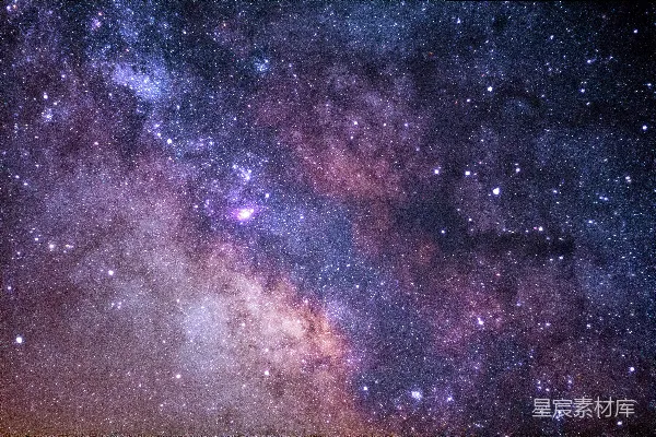 高清摄影 落基山国家公园中看到的星星和星系。