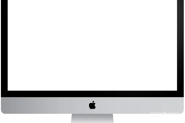 元素素材 简洁的Mac显示器