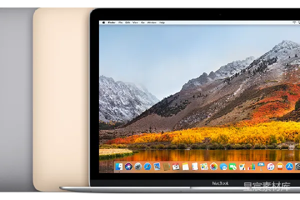 元素素材 多彩MacBook展示