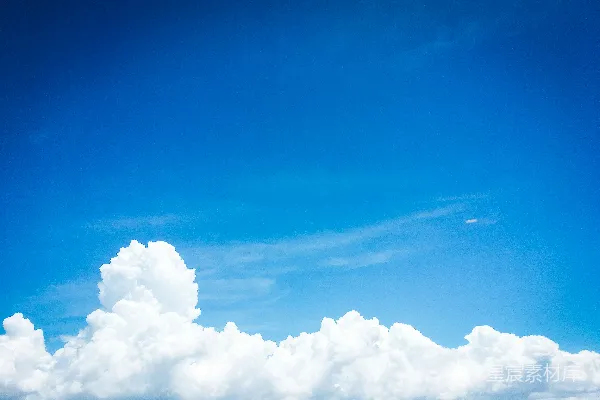 高清摄影 白云蓝天