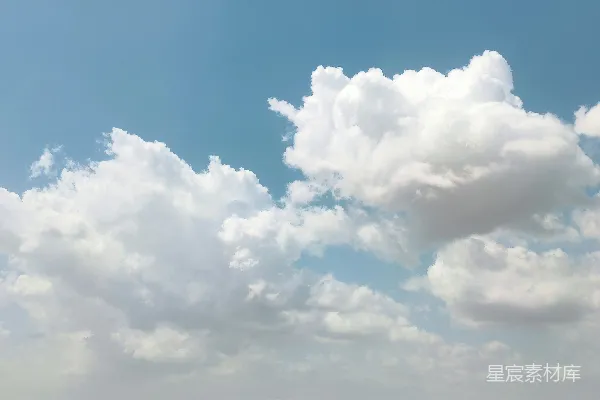 高清摄影 白日白云蓝天