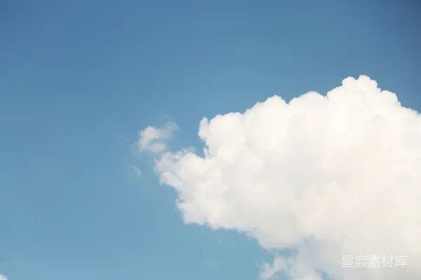 高清摄影 天空中的白云