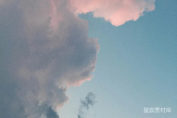 高清摄影 白天的白云和蓝天