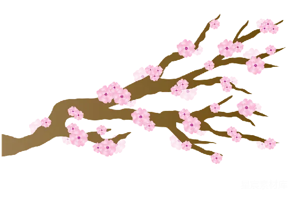 元素素材 樱花