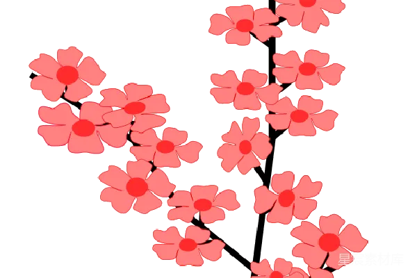 元素素材 樱花