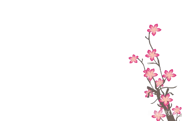 元素素材 樱花