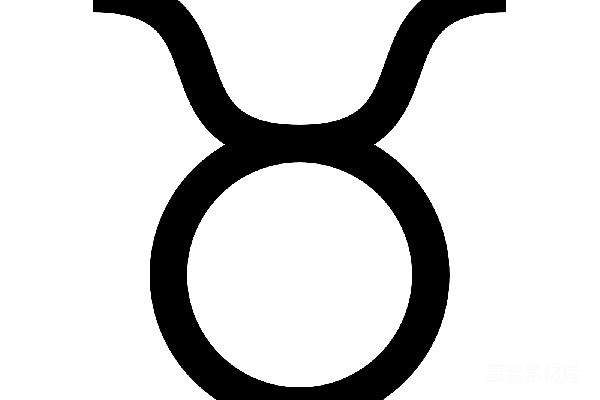 元素素材 金牛座符号