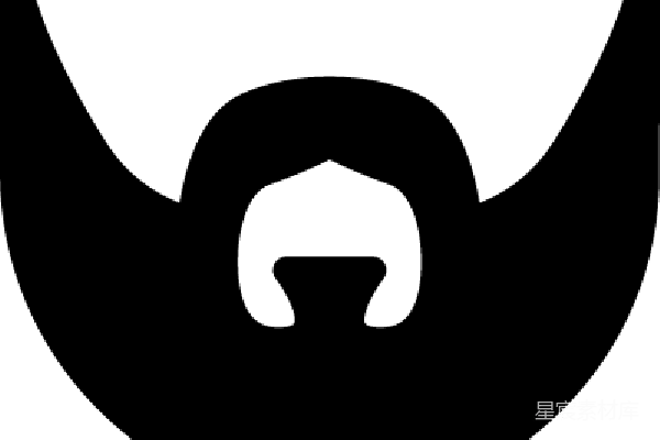 元素素材 纯黑背景下的简洁设计