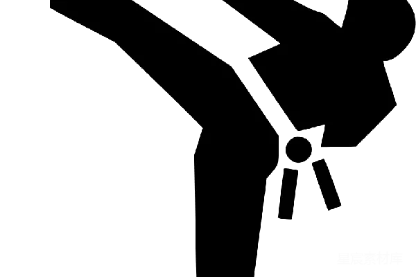 元素素材 空手道