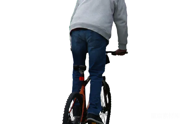 元素素材 骑自行车