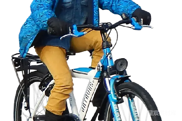 元素素材 骑自行车
