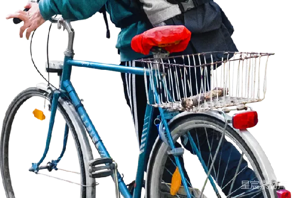元素素材 骑自行车