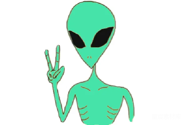 元素素材 外星人