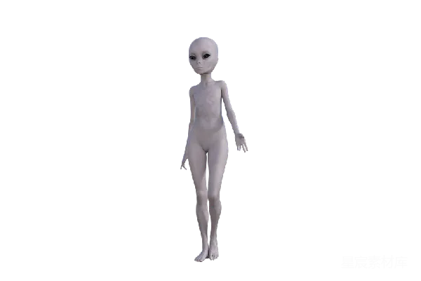 元素素材 科幻风格的外星人插图