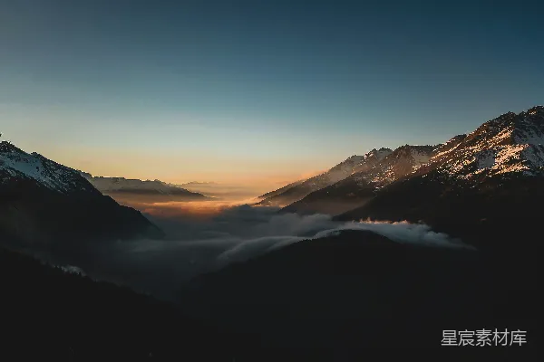 高清摄影 山的 aerial 视角