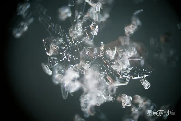 高清摄影 雪雕的近景照片
