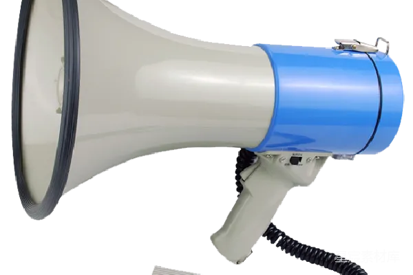 元素素材 复古风格的扩音器特写