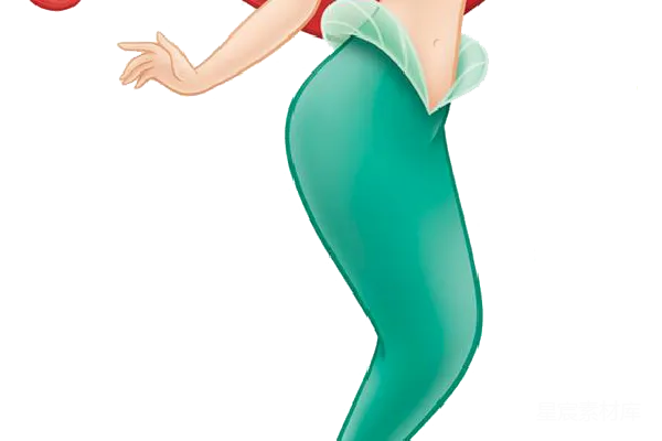 元素素材 美人鱼Ariel