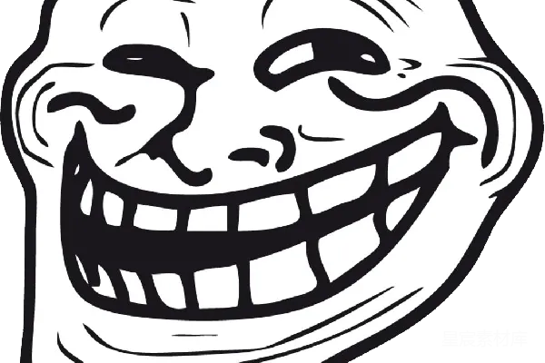 元素素材 Troll脸