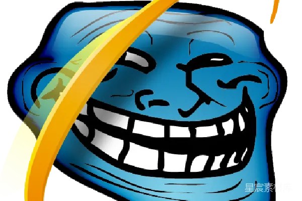 元素素材 troll脸
