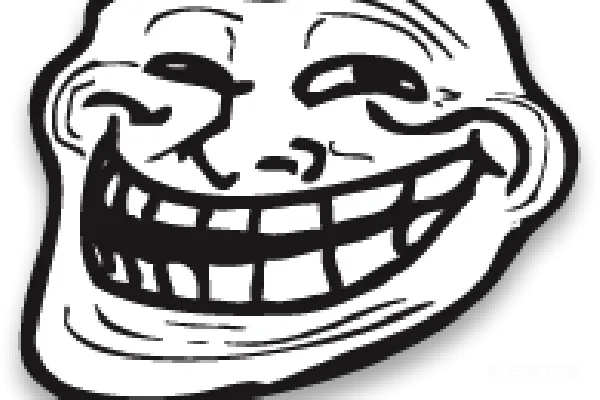 元素素材 troll脸