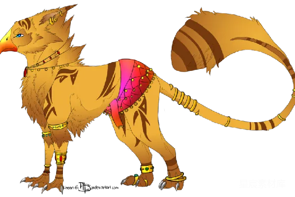 元素素材 奇幻生物的华丽展示