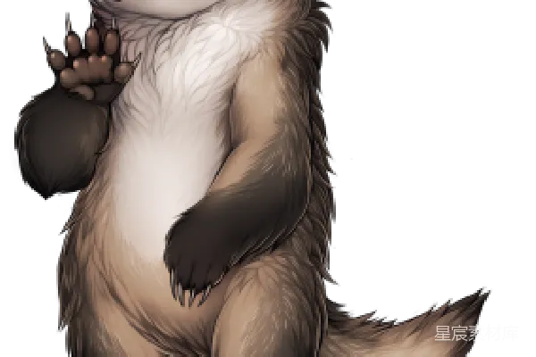 元素素材 獾
