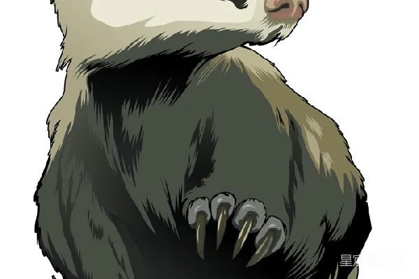 元素素材 獾
