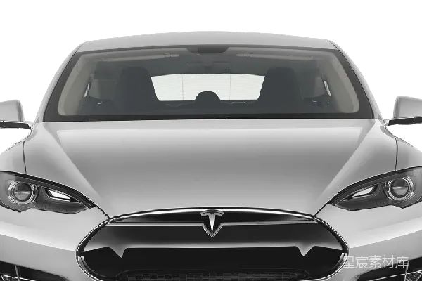 元素素材 特斯拉 Model S 前视图