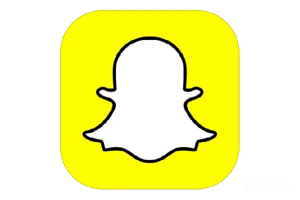 元素素材 Snapchat应用图标