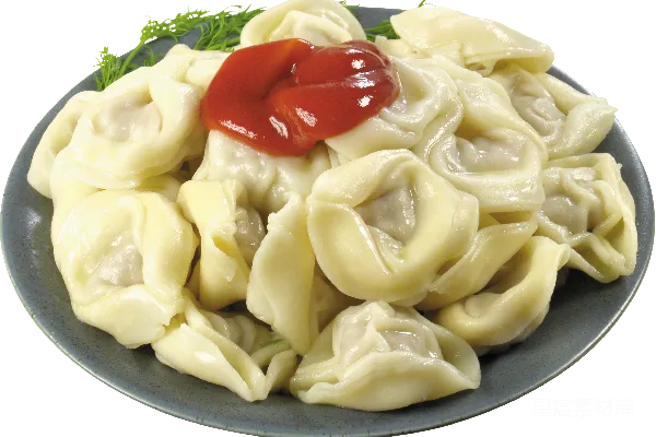 元素素材 饺子