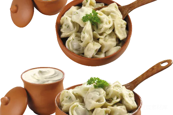 元素素材 饺子