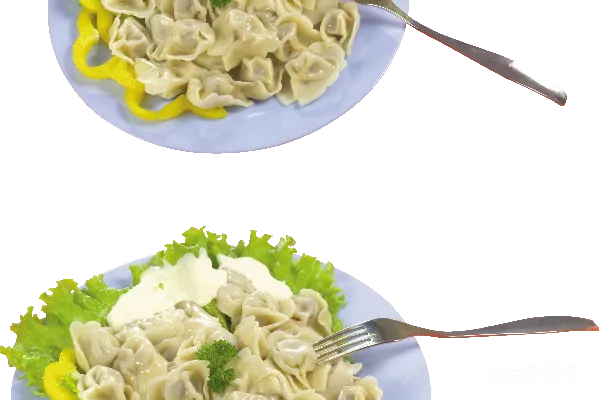 元素素材 饺子