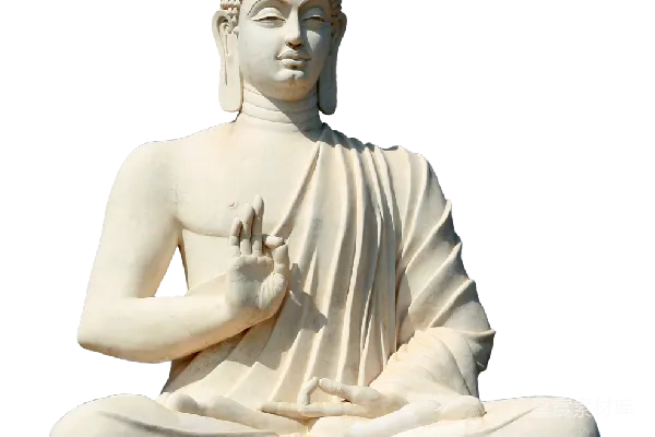 元素素材 佛像静坐冥想
