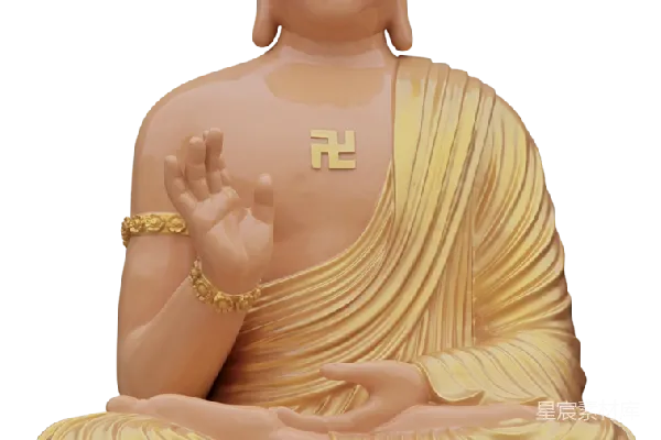 元素素材 金色佛像的静谧冥想