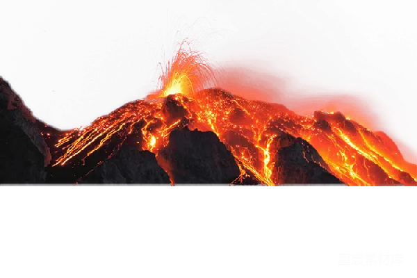 元素素材 火山