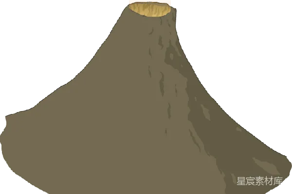 元素素材 火山