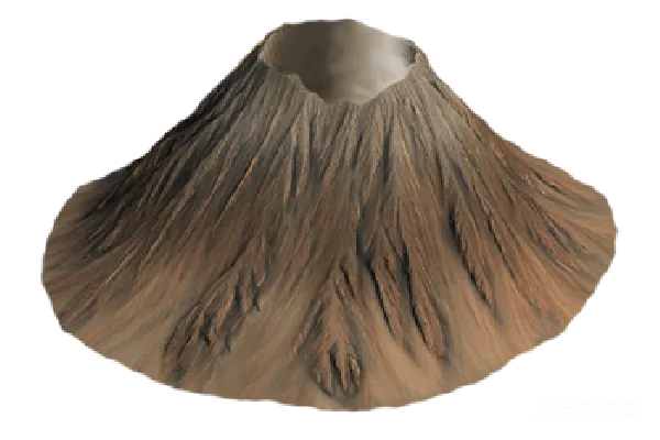 元素素材 火山