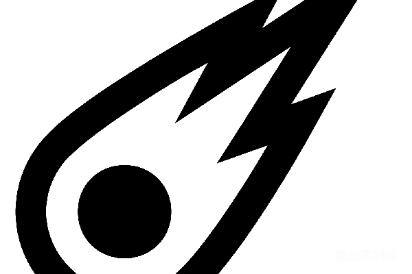 元素素材 彗星
