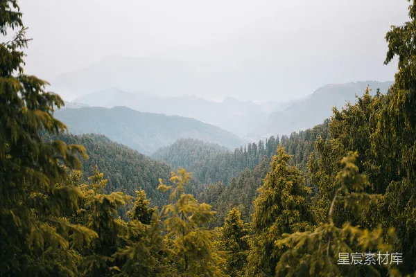 高清摄影 山峦的景色
