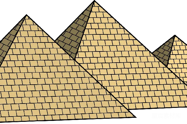 元素素材 金字塔