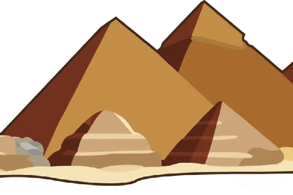 元素素材 金字塔