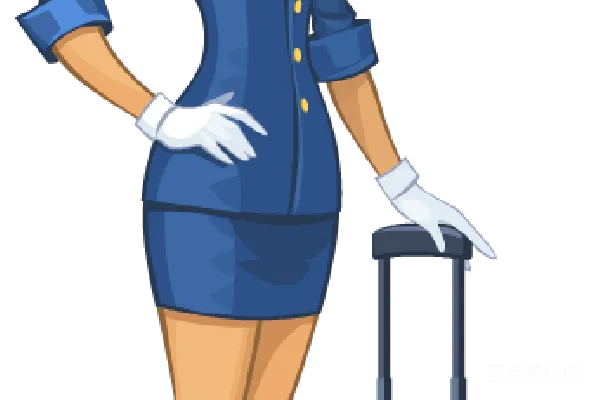 元素素材 空乘人员